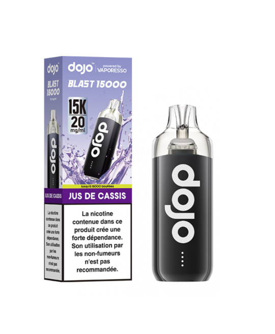 PUFF JUS DE CASSIS DOJO BLAST 15K - DOJO BY VAPORESSO