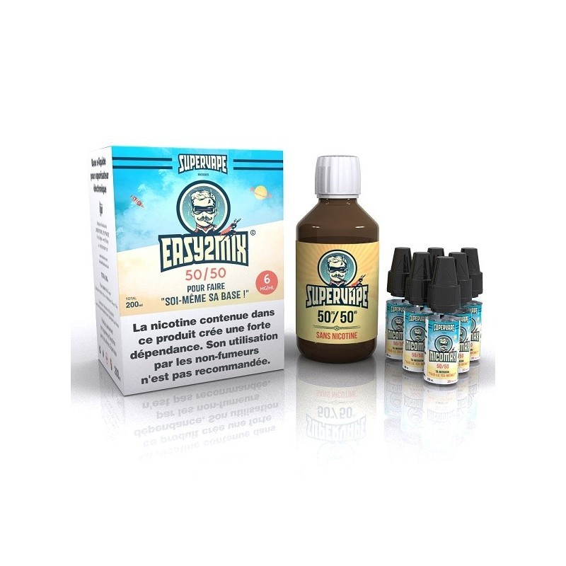 PACK BASE EASY 2 MIX 200ML 06mg - SUPERVAPE