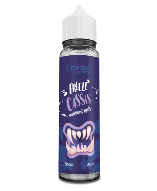 e liquide liquideo freeze cassis 50ml