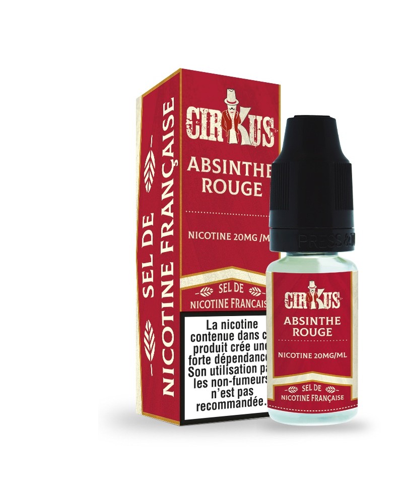 ABSINTHE ROUGE - CIRKUS AUTHENTIC - SEL DE NICOTINE