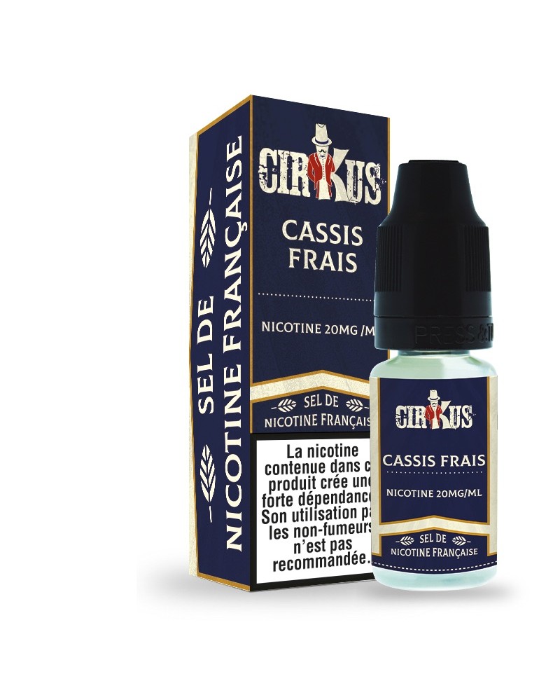 CASSIS FRAIS - CIRKUS AUTHENTIC - SEL DE NICOTINE