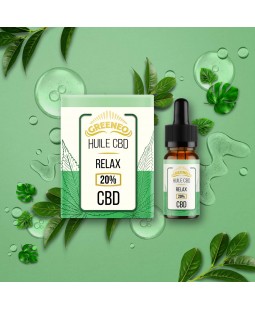 Huile CBD Relax Greeneo pas cher