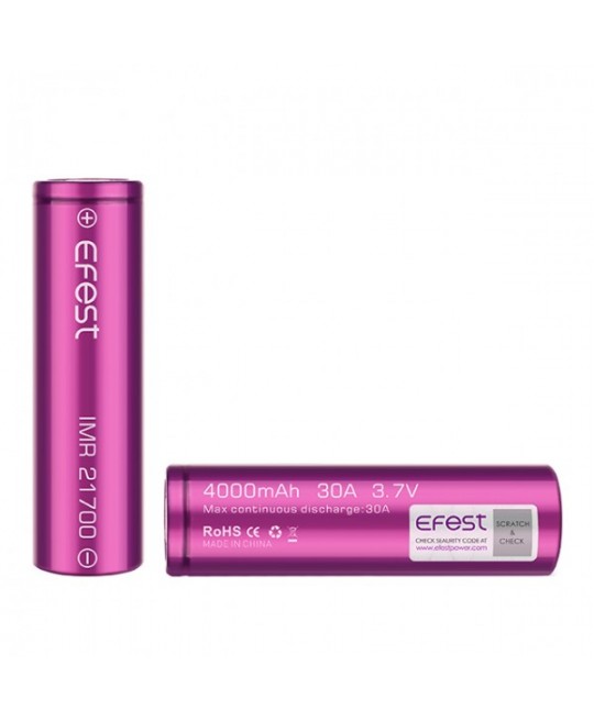 accu efest 21700 4000mah pas cher