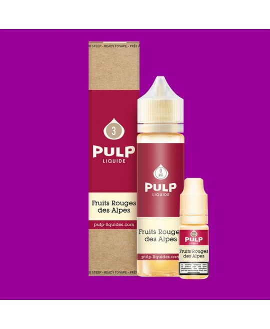 e liquide pulp fruits rouges des alpes 60ml 3mg