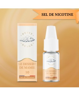 e liquide petit nuage le dessert de mamie sel de nicotine pas cher