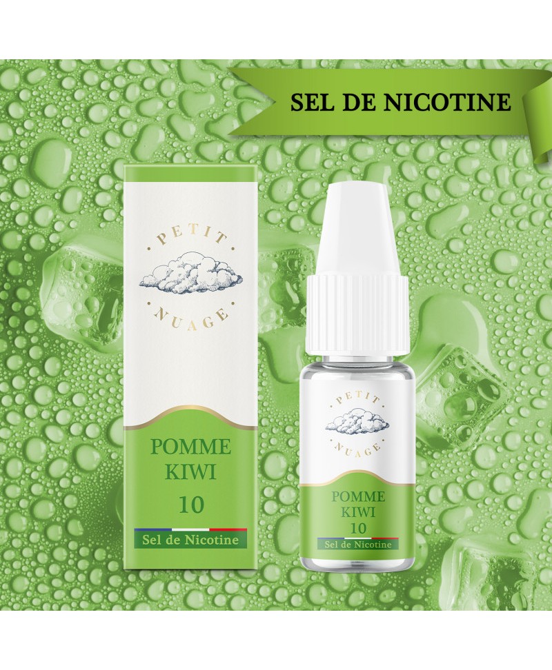 e liquide petit nuage pomme kiwi sel de nicotine pas cher