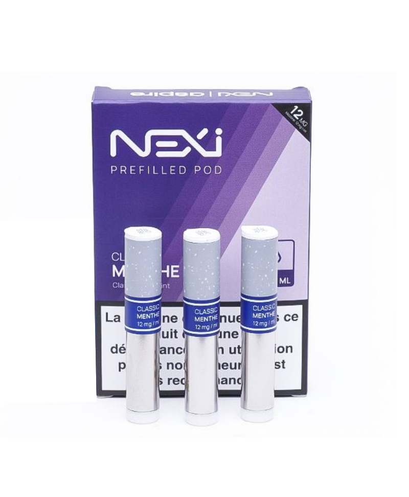 CARTOUCHES CLASSIC MENTHE NEXI ONE - ASPIRE