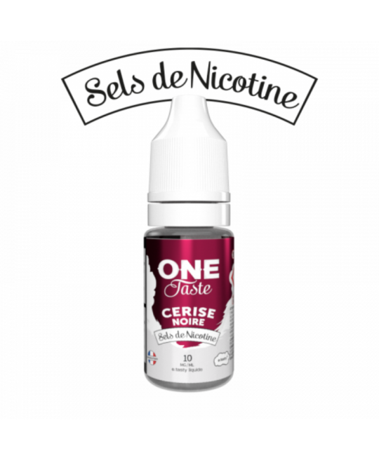 e liquide cerise noire sels de nicotine one taste