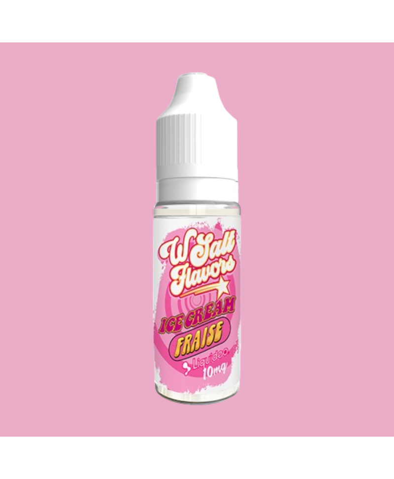 e liquide ice cream fraise wsalt flavors liquideo