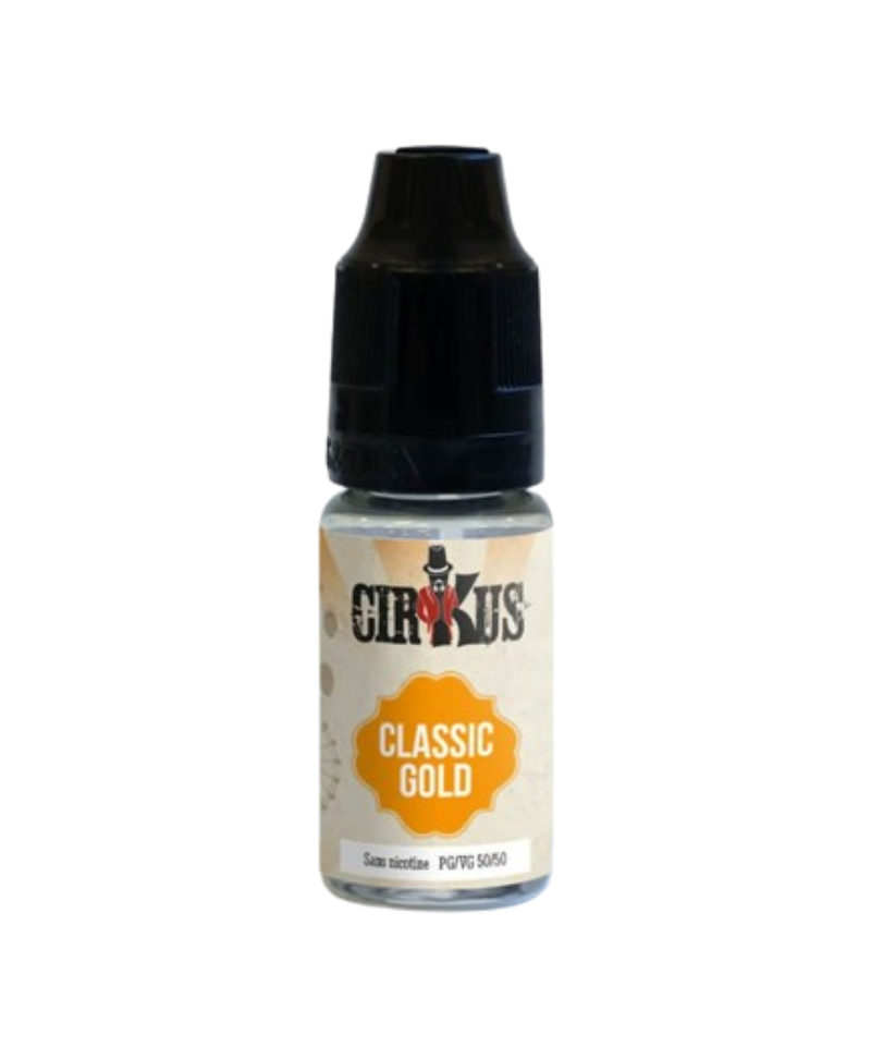 e liquide classic gold 10ml cirkus