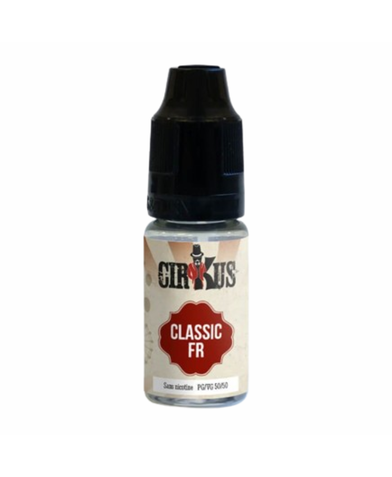 e liquide classic fr 10ml cirkus