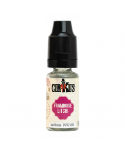 e liquide framboise litchi 10ml cirkus