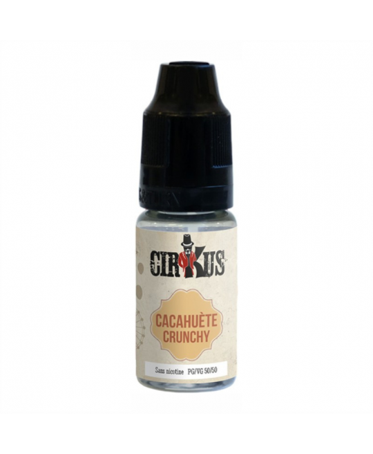 e liquide cacahuète crunchy 10ml cirkus