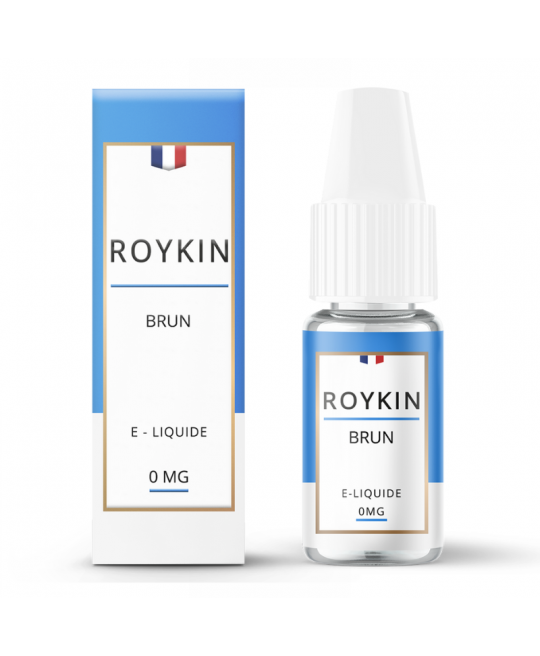 e liquide brun roykin