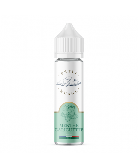 e liquide menthe gariguette 60ml petit nuage
