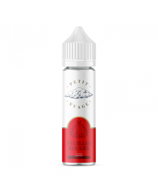 e liquide feuilles rouges 60ml petit nuage