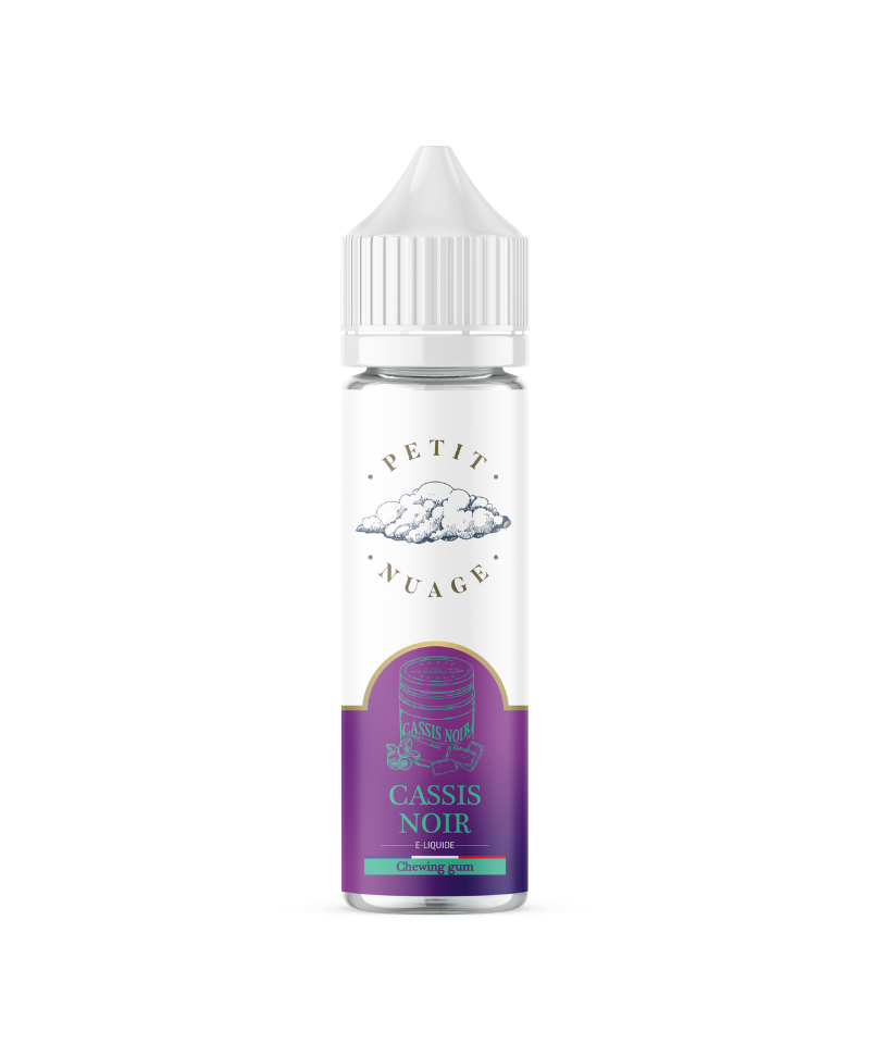 e liquide cassis noir 60ml petit nuage
