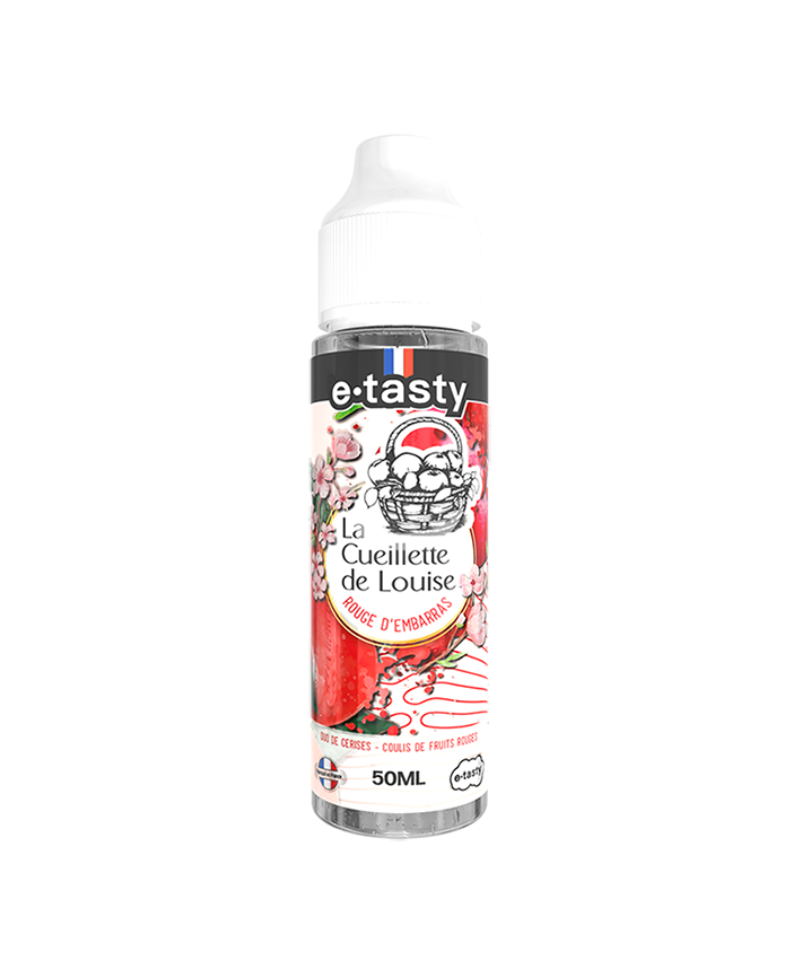 e liquide rouge d'embarras la cueillette de louise
