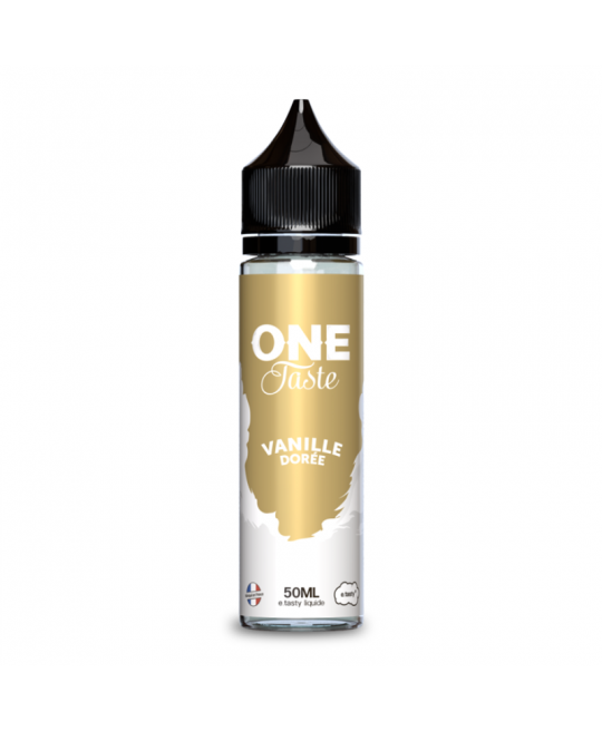 e liquide vanille dorée 50ml one taste