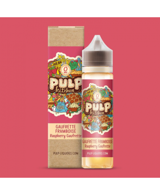 e liquide pulp kitchen gaufrette framboise 50ml