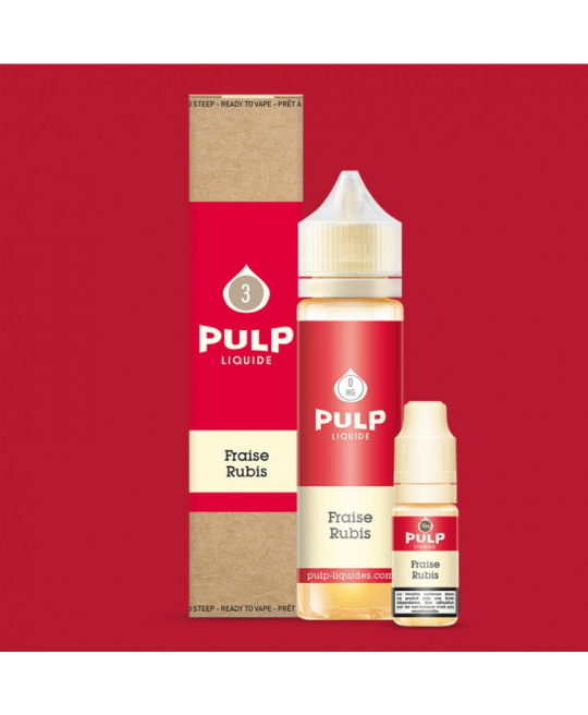e liquide fraise rubis 60ml 3mg pulp