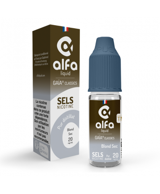 E LIQUIDE BLOND SEC SELS GAÏA CLASSICS ALFALIQUID