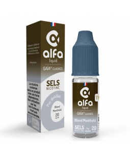 E LIQUIDE BLOND MENTHOLÉ SELS GAÏA CLASSICS ALFALIQUID