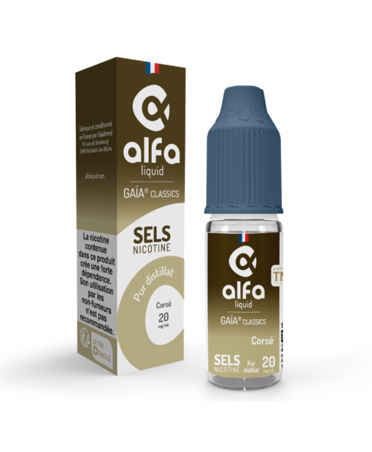 E LIQUIDE CORSÉ SELS GAÏA CLASSICS ALFALIQUID
