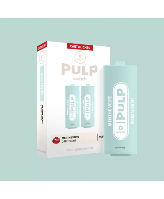 CARTOUCHE MENTHE VERTE - POD SWITCH PULP