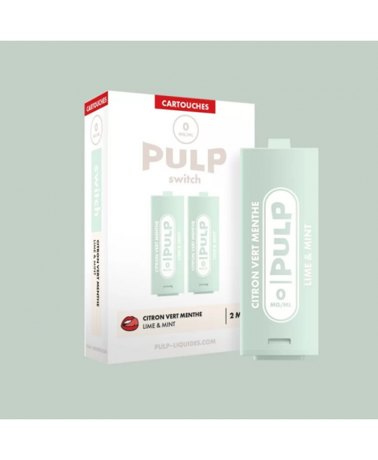 CARTOUCHE CITRON VERT MENTHE - POD SWITCH PULP