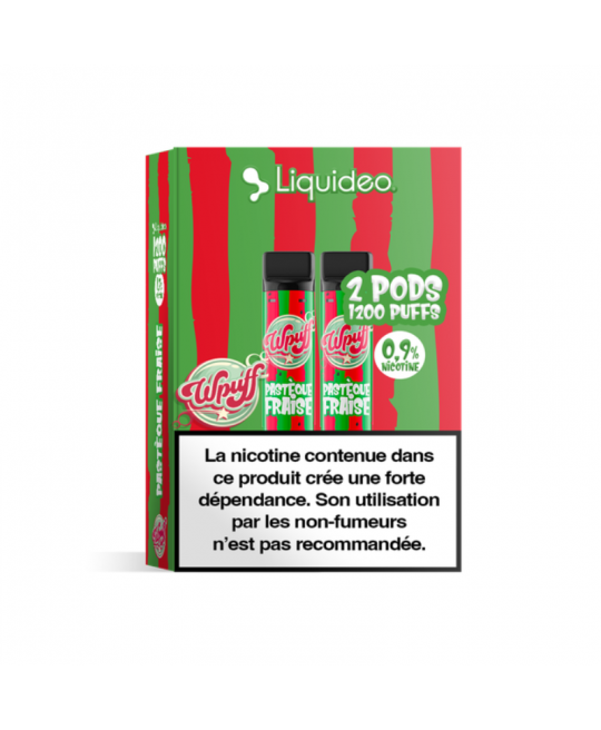 2 PODS PASTÈQUE FRAISE - WPUFF PODS