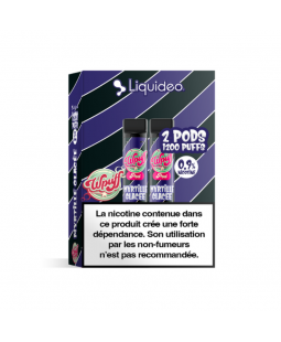 2 PODS MYRTILLE GLACÉE - WPUFF PODS