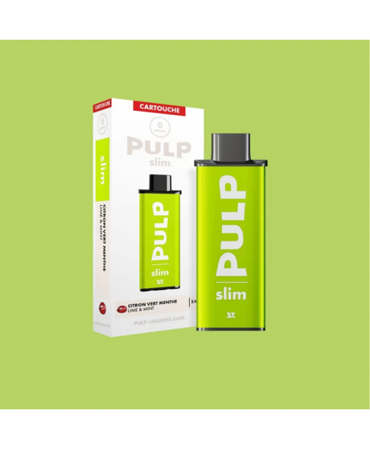 CARTOUCHE CITRON VERT MENTHE - POD SLIM