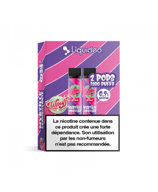 2 PODS MYRTILLE FRAMBOYANTE - WPUFF PODS