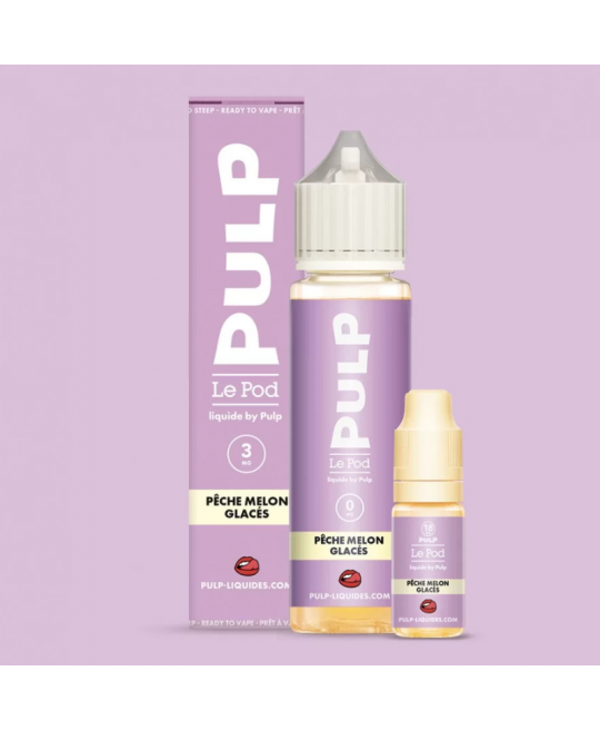 PÊCHE MELON GLACÉS - LE POD LIQUIDE PULP