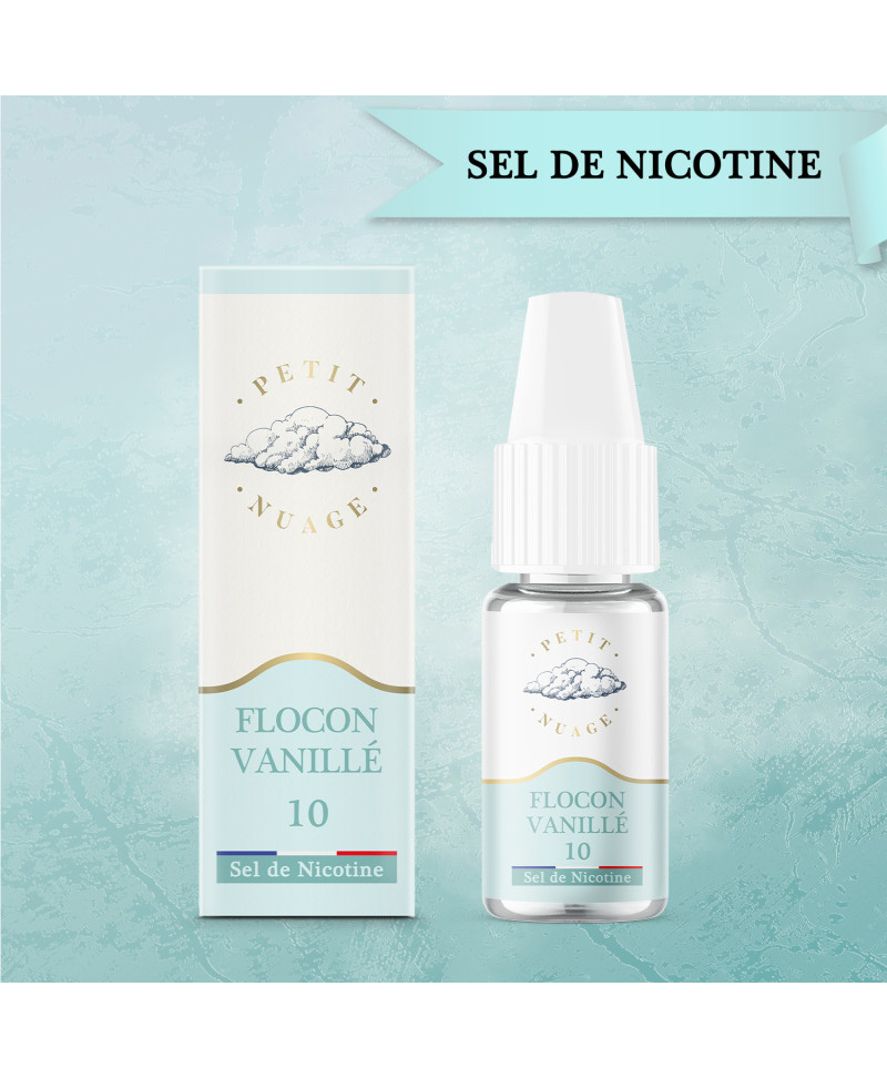 FLOCON VANILLE SEL DE NICOTINE - PETIT NUAGE