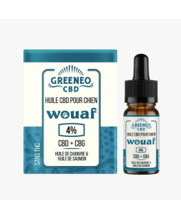 HUILE CBD POUR CHIEN WOUAF - GREENEO