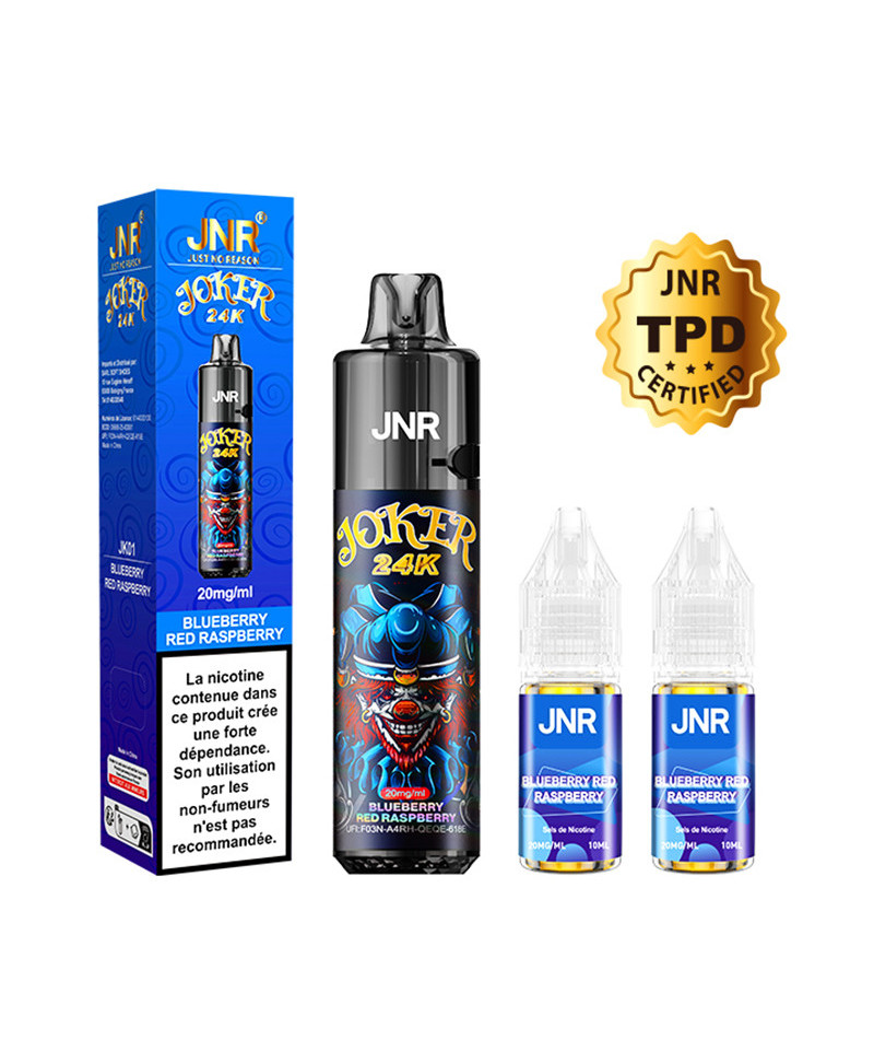 PUFF BLUEBERRY RED RASPBERRY 24K - JNR