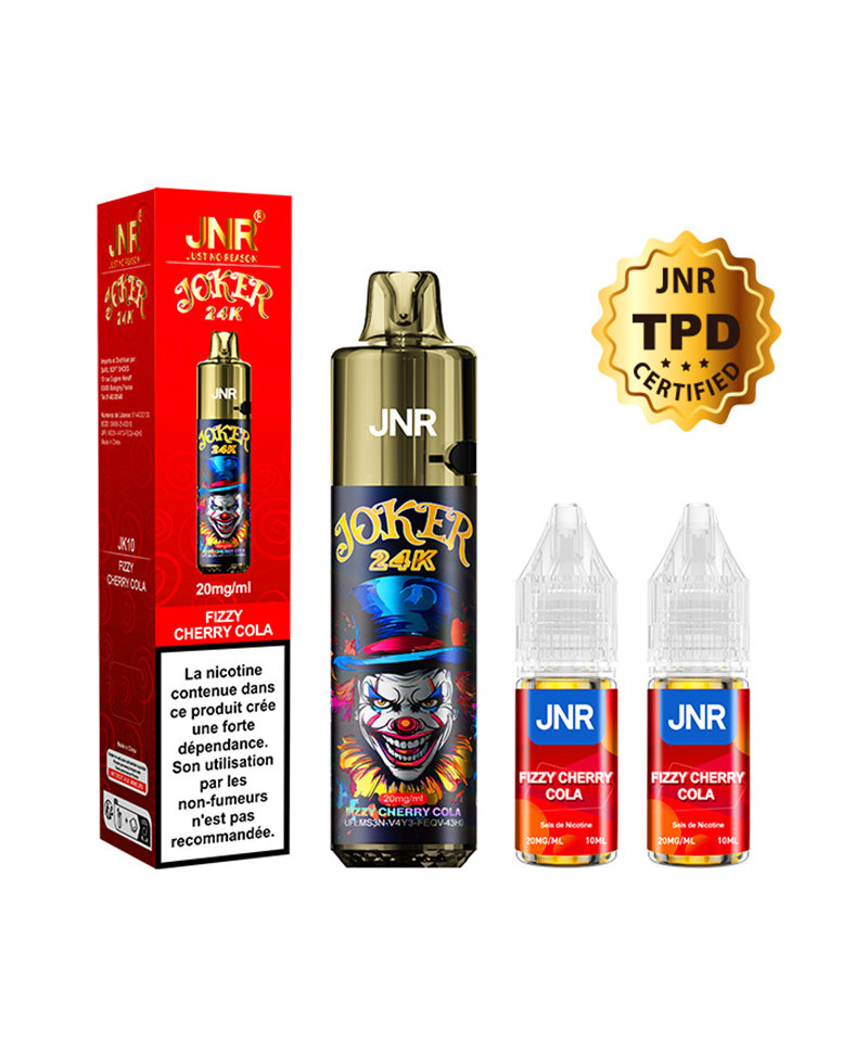 PUFF FIZZY CHERRY COLA 24K - JNR