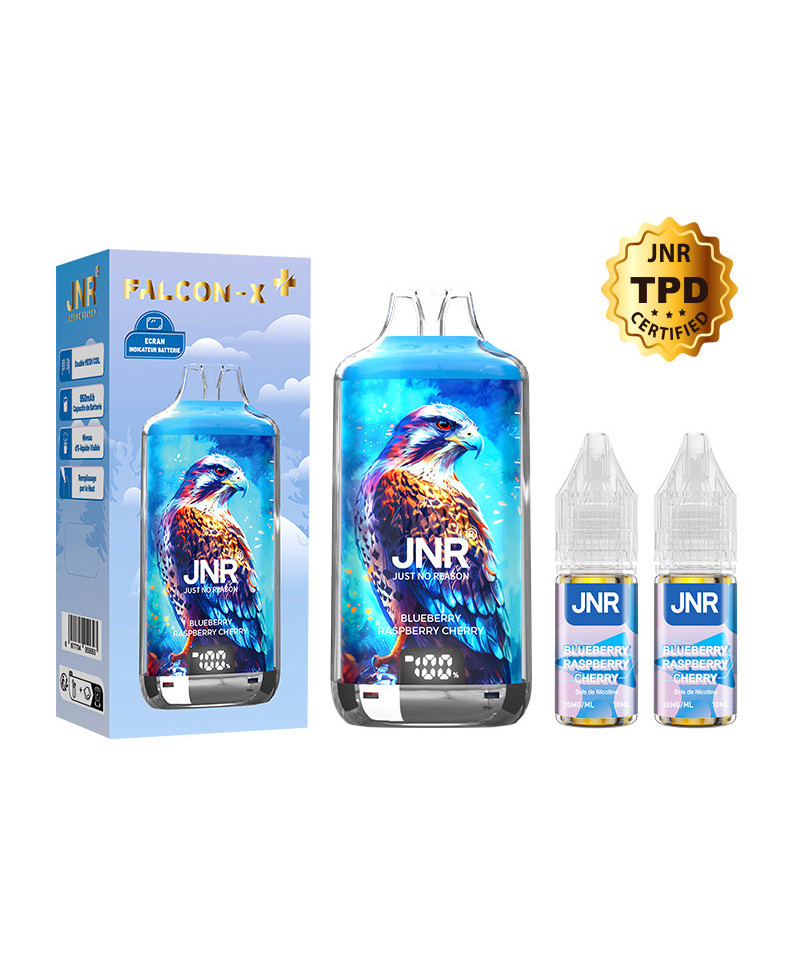 PUFF FALCON-X PLUS 28K BLUEBERRY RASPBERRY CHERRY - JNR