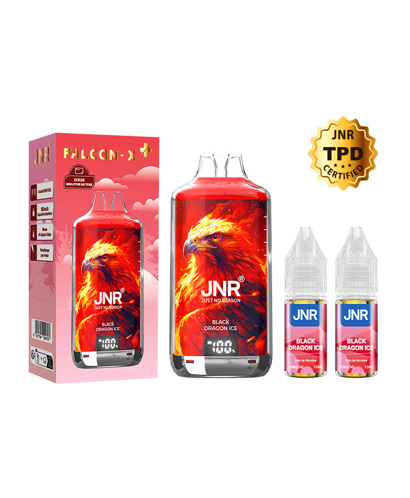 PUFF FALCON-X PLUS 28K BLACK DRAGON ICE - JNR