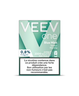 PAQUET 2 PODS VEEV ONE BLUE MINT - VEEV