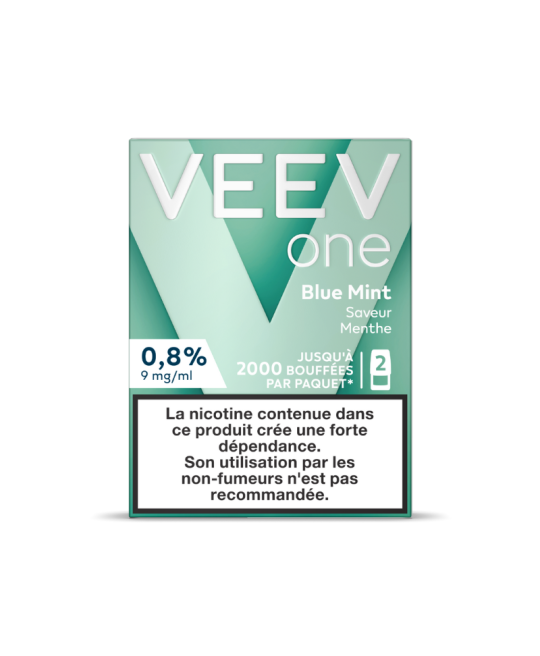 PAQUET 2 PODS VEEV ONE BLUE MINT - VEEV