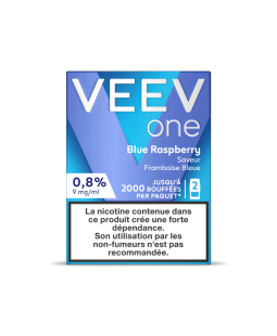 PAQUET 2 PODS VEEV ONE BLUE RASPBERRY - VEEV