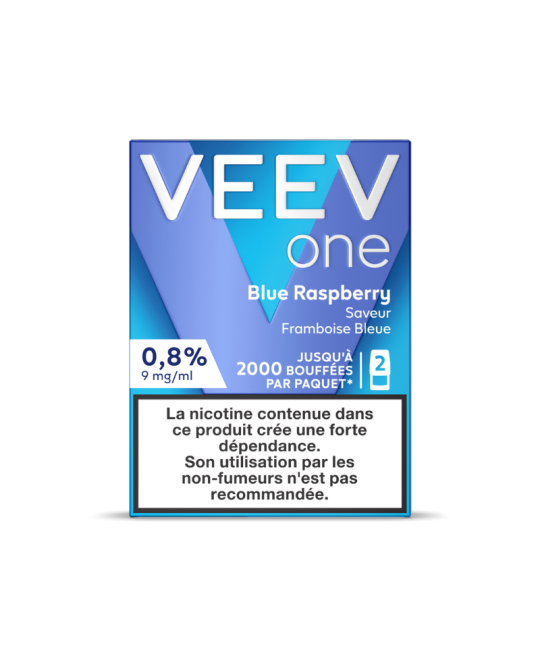 PAQUET 2 PODS VEEV ONE BLUE RASPBERRY - VEEV
