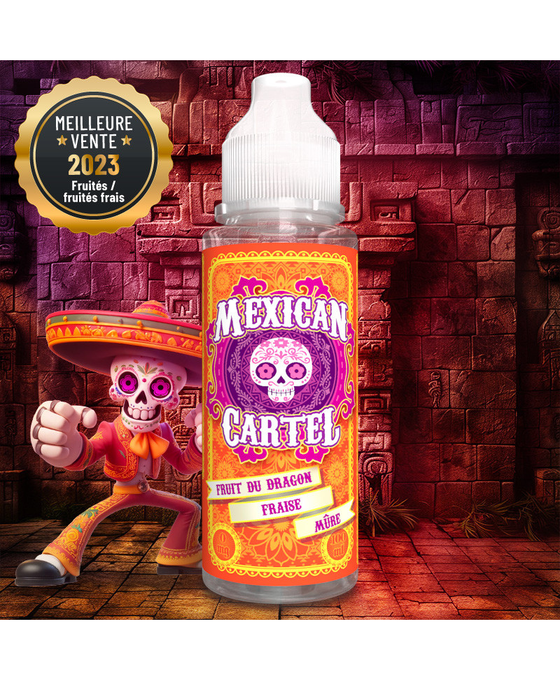 FRUIT DU DRAGON FRAISE MÛRE 100ML - MEXICAN CARTEL