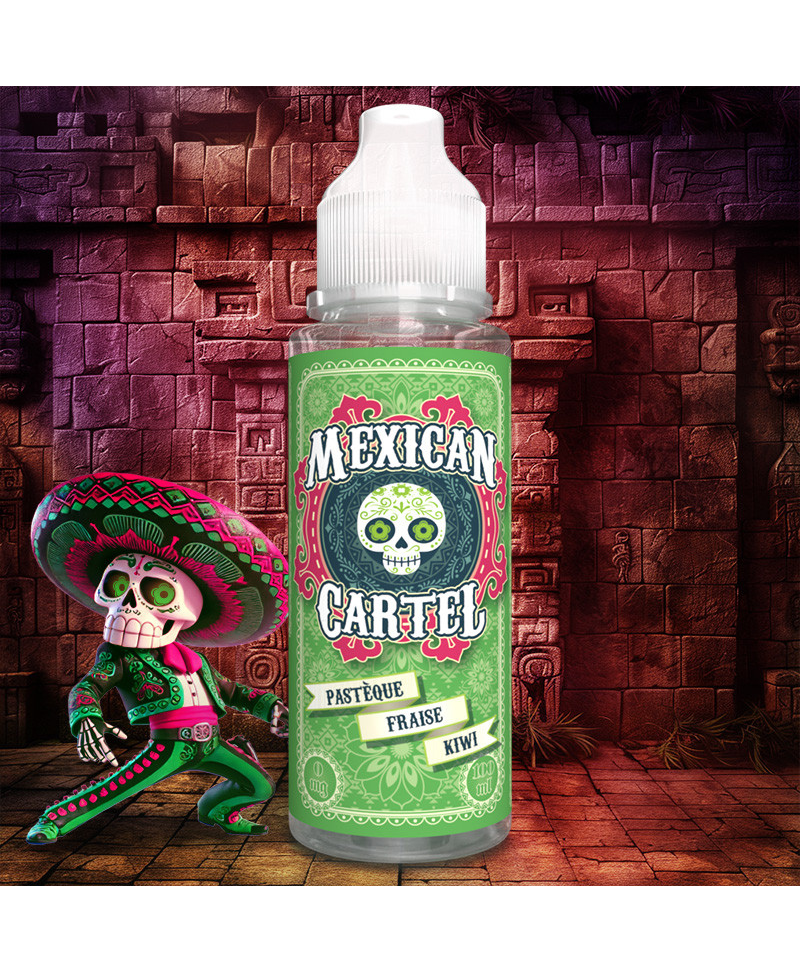 PASTÈQUE FRAISE KIWI 100ML - MEXICAN CARTEL