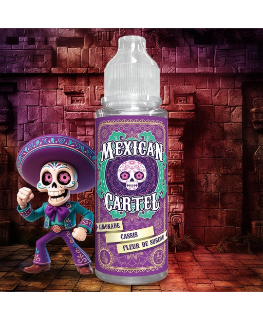 LIMONADE CASSIS FLEUR DE SUREAU 100ML - MEXICAN CARTEL