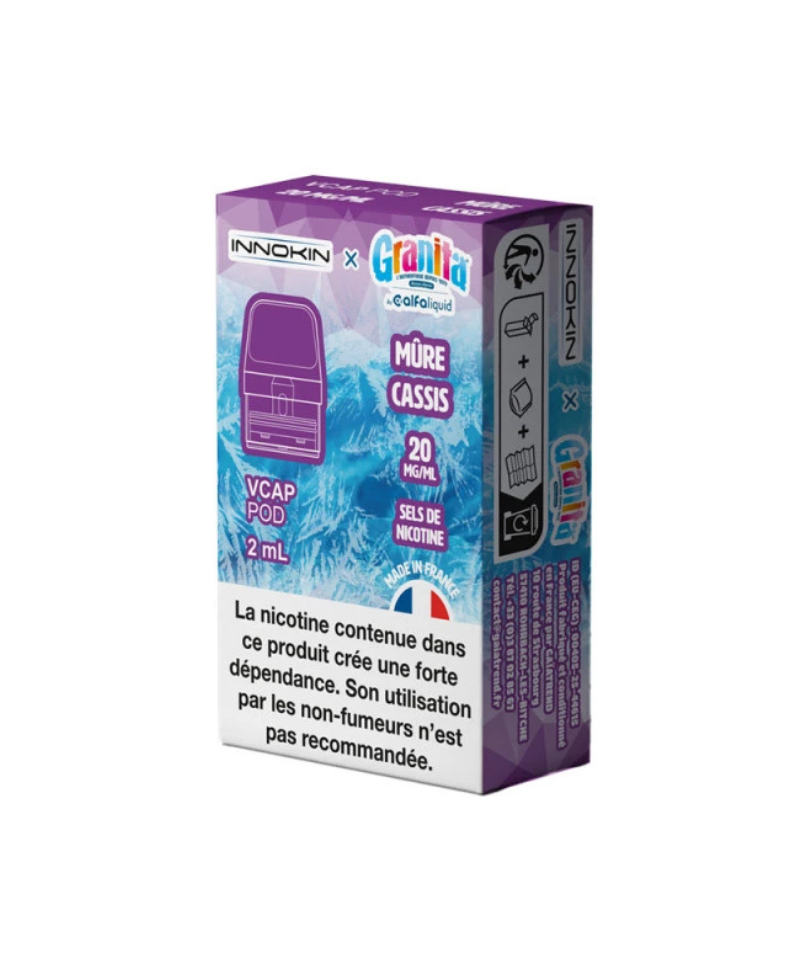 CARTOUCHE MÛRE CASSIS GRANITA - ALFAPOD VCAP INNOKIN