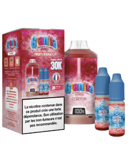 BIG PUFF FRUITS ROUGES GRANITA 30K - ALFALIQUID